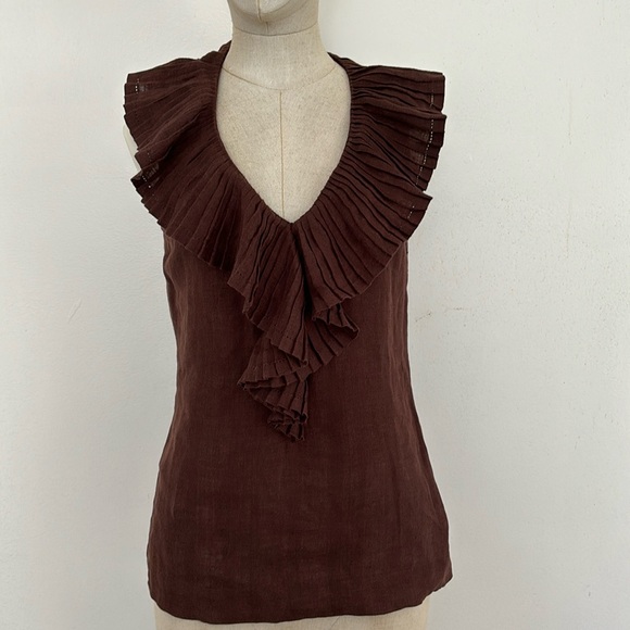 TORY BURCH Brown Top - Picture 3 of 7